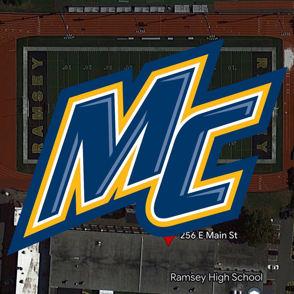 CoachPrestonL's tweet photo. Thank you @CoachRouz &amp; @Merrimack_FB for stopping by our on-field workout at Ramsey HS and evaluating our athletes today! #GoMack #RecruitingRamsey https://t.co/dQaEJFYolU