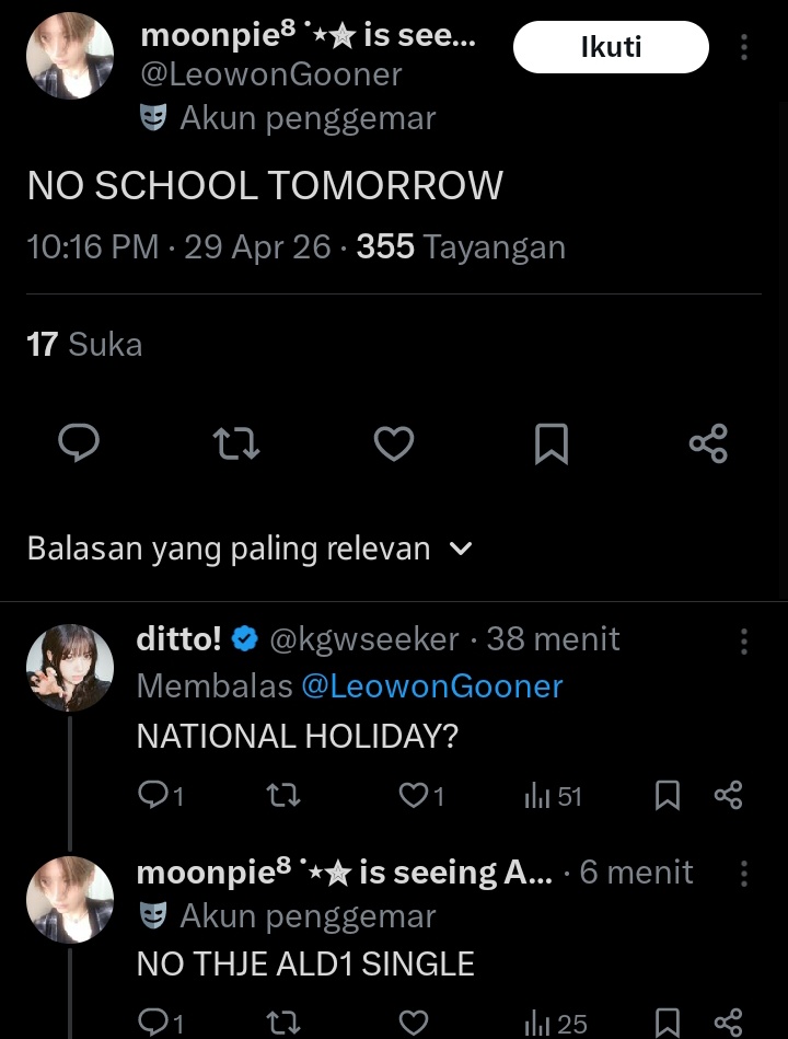 text dari allyz #ALD1is8 tweet media