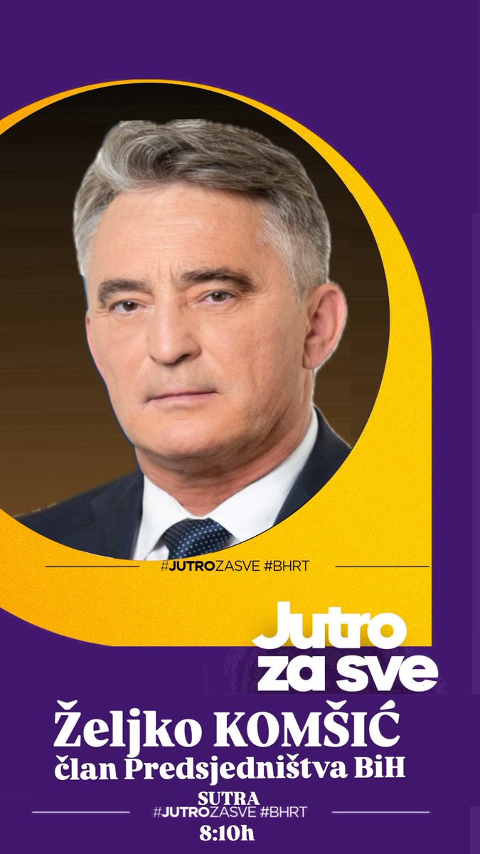 Zvonko Komsic tweet media