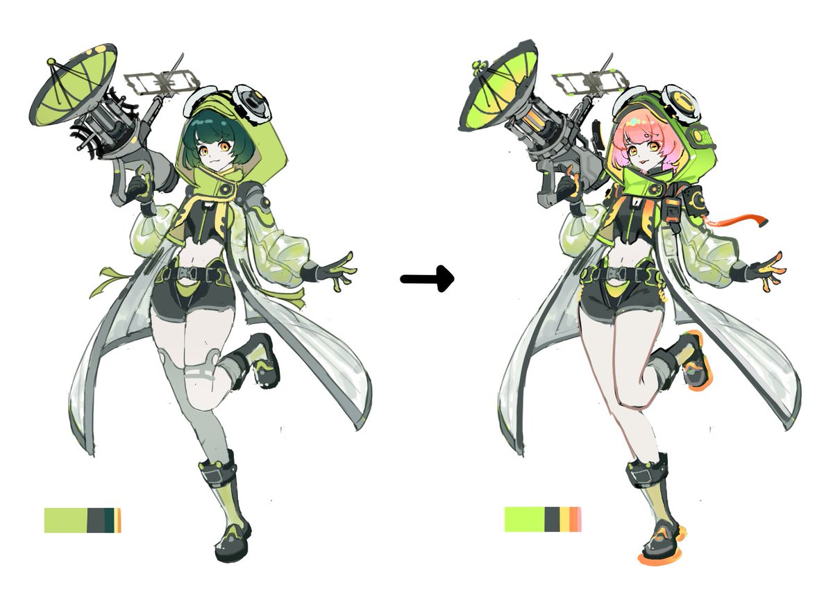 학생분 디자인 피드백.

1. 디자인에서 힘을 줘야 하는 구간과 빼야하는 구간의 차이를 명확히 할 것.
2. 힘을 줘야 하는 구간은 조금이라도 실루엣의 차이가 있도록, 면과 톤에서도 마찬가지.
3. 1차적인 템포를 만들어냈으면 그 안에서 한번 더 템포를 발생시키자.
4. 컨셉 요소를 극대화 시킬것.