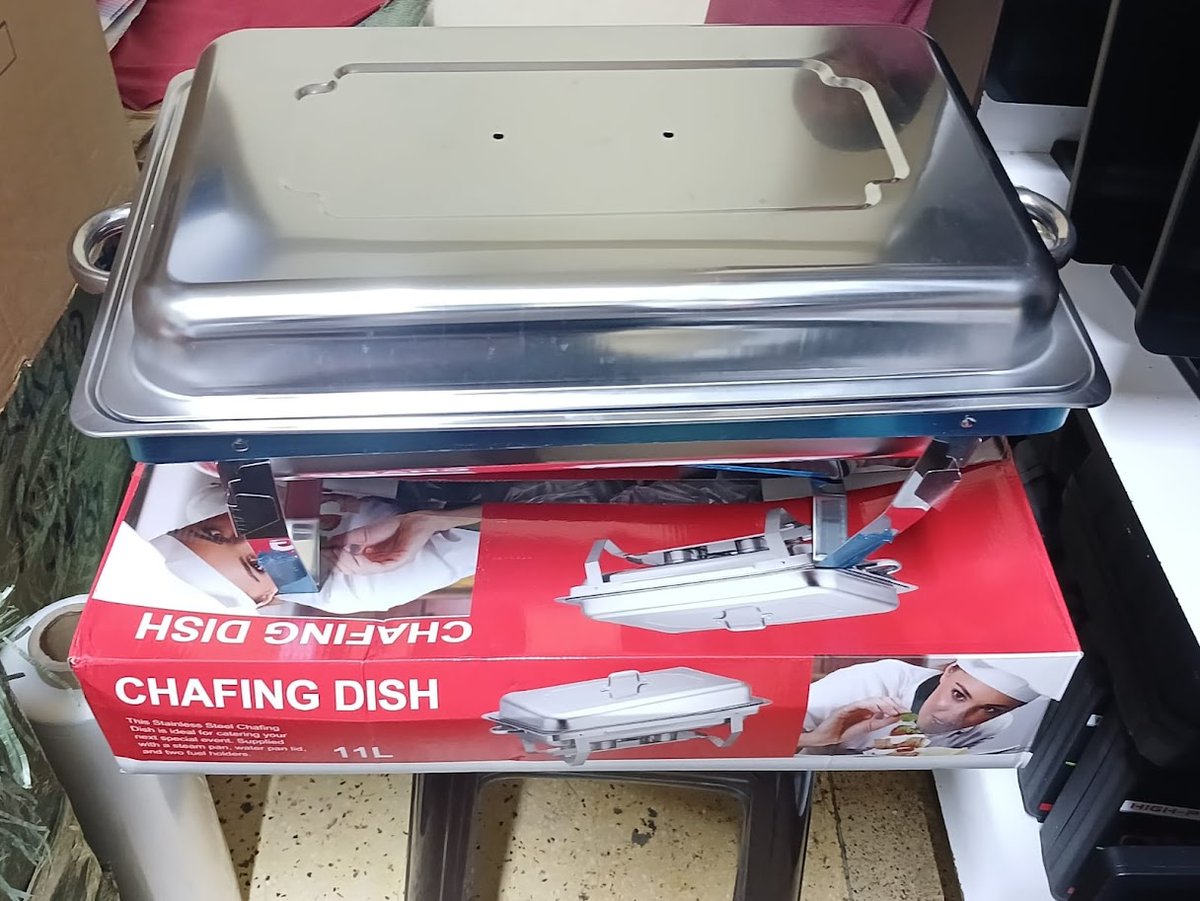 kariuki1700's tweet image. 🔥 Upgrade your serving game!

✔️ Keep food hot &amp;amp; fresh
✔️ Perfect for events &amp;amp; catering
💰 Single – Ksh 3,900
💰 Double – Ksh 4,200
💰 Triple – Ksh 4,500

📲 Call/WhatsApp 0790758300
#ChaffingDishes #EventSetup #CateringKenya #KitchenEssentials #NairobiDeals #HotFoodAlways
