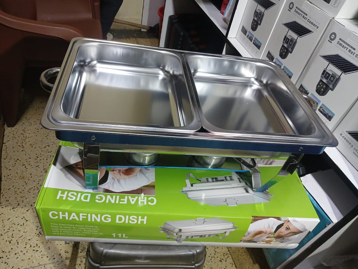 kariuki1700's tweet image. 🔥 Upgrade your serving game!

✔️ Keep food hot &amp;amp; fresh
✔️ Perfect for events &amp;amp; catering
💰 Single – Ksh 3,900
💰 Double – Ksh 4,200
💰 Triple – Ksh 4,500

📲 Call/WhatsApp 0790758300
#ChaffingDishes #EventSetup #CateringKenya #KitchenEssentials #NairobiDeals #HotFoodAlways
