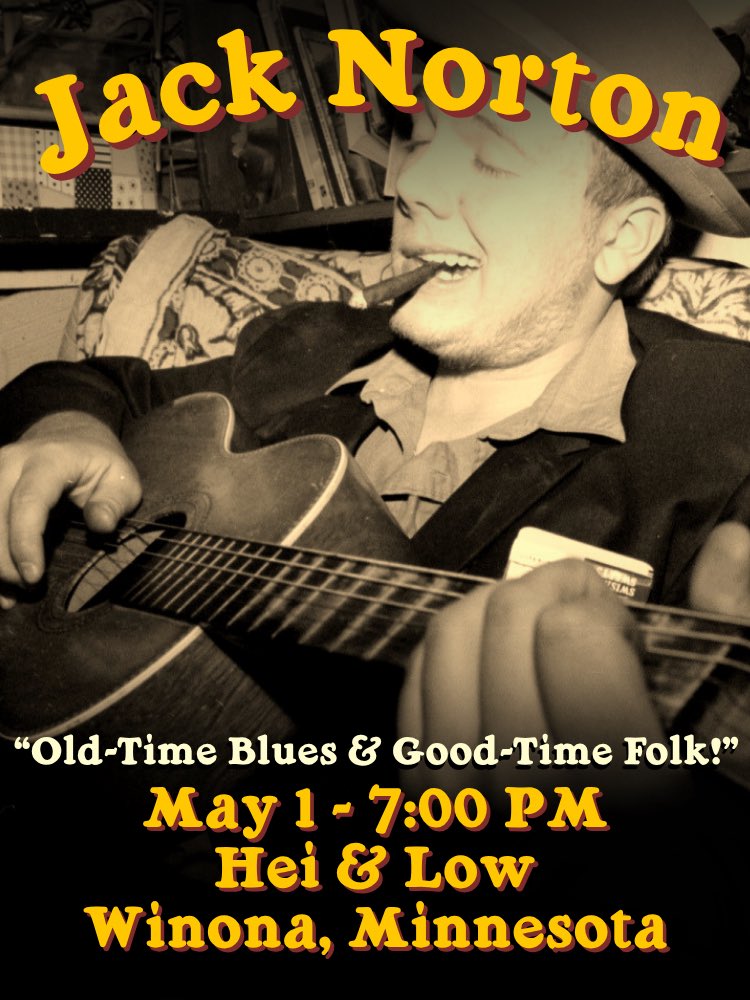 jacknortonmusic's tweet image. Excited to return to the Hei &amp;amp; Low in Winona for some pickin' and grinnin' this Friday!! 🎶 #winonamn #visitwinona #musician