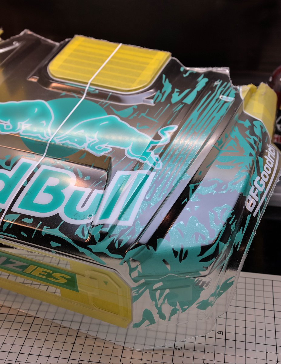 JHEPTOKYO's tweet image. 1/5 scale RC body #Paint job 
#TrophyTruck @SCOREintl