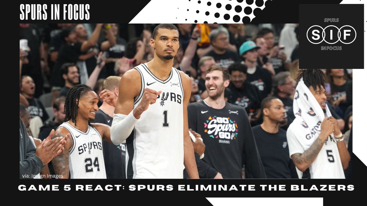 JeffGSpursZone's tweet image. 🎙️React: San Antonio Spurs take down Trail Blazers in five games w/ guest @thesportsanswer 
 
YT youtube.com/watch?v=Fd7Atl…
SS spursinfocus.substack.com/p/react-san-an…
Spotify buff.ly/TAtYLT8
PocketCast buff.ly/oVefLQw
Amazon: buff.ly/7Vknqa5 #nba #gospursgo #PorVida