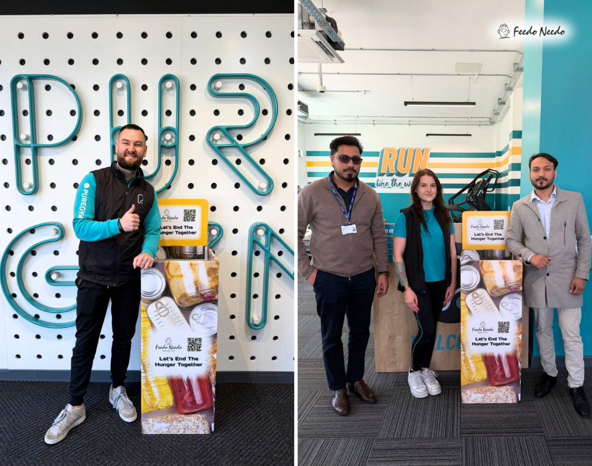 The_UKCAB's tweet image. @FeedoNeedo are growing their impact!📦✨
Donation boxes are now popping up in more locations, such as @PureGym   -  making it easier than ever to give back. Small actions. Big difference.💙
#EndTheHunger #CommunitySupport #Gratitude #KindnessInAction #EndHomelessness #Donations