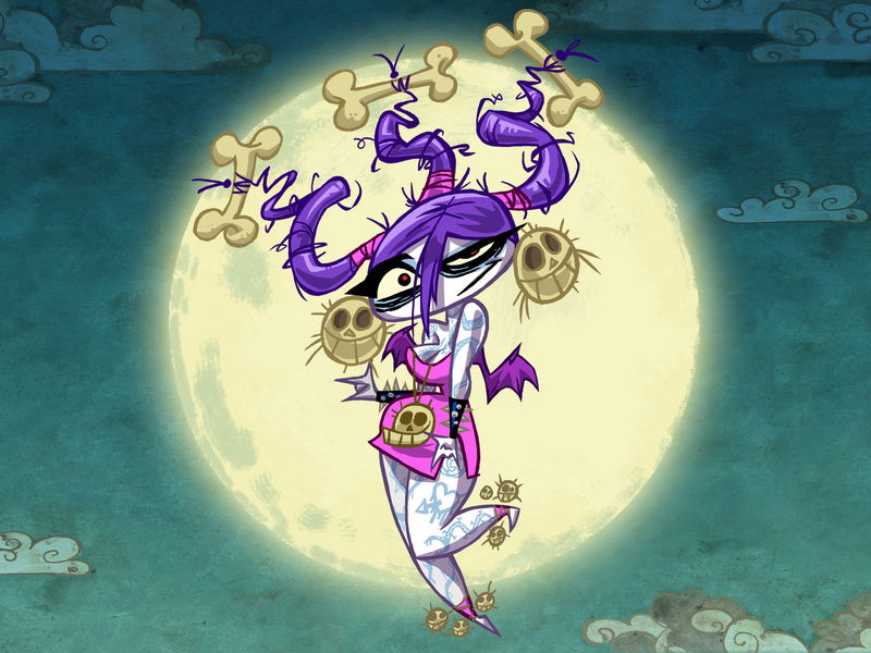 testeage2021's tweet image. The Death Fairy is one of the Coolest nymphs in the Rayman Series!☠️ #Rayman #Ubisoft