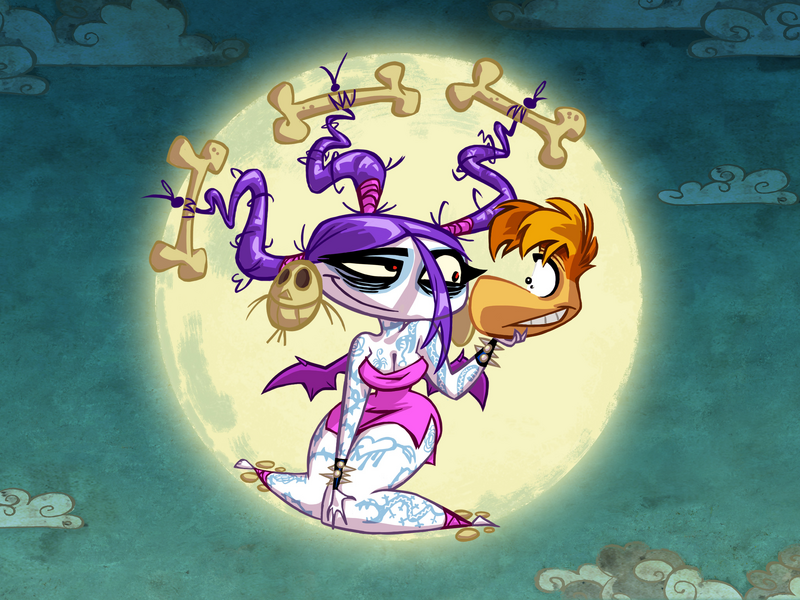 testeage2021's tweet image. The Death Fairy is one of the Coolest nymphs in the Rayman Series!☠️ #Rayman #Ubisoft