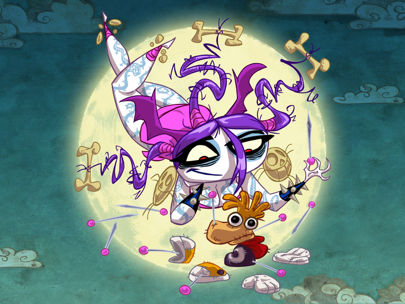 testeage2021's tweet image. The Death Fairy is one of the Coolest nymphs in the Rayman Series!☠️ #Rayman #Ubisoft