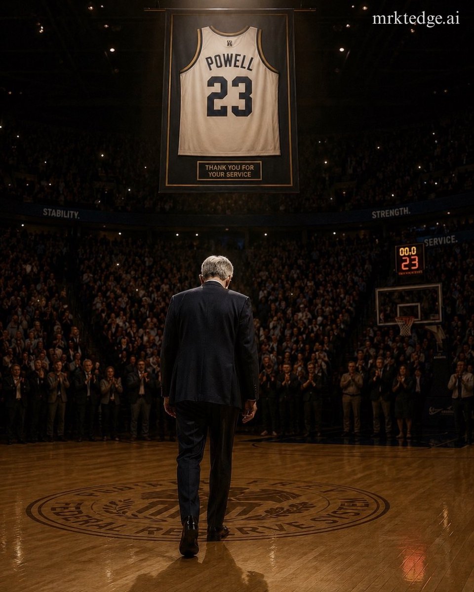 MRKT_AI's tweet photo. FOMC COMING UP!

Join us as we wave goodbye to an absolute GIANT of the finance world.

Jerome Powell will be retiring from his position as Federal Reserve Chairman and give us the last of his notorious post FOMC press conferences. 

He will go down as one of the most legendary and influential figures to EVER serve as Fed Chair. He navigated the US and GLOBAL economy through some of the worst and unique crises the world has ever seen.

His speeches became subject of millions of traders, some loving them, some hating them, some betting he's going to cut rates based on the color of his tie. Regardless, markets are going to direct all of their attention to his tone and wording for the final time today!

And of course, we’ll be dissecting it live💪 Link below!!