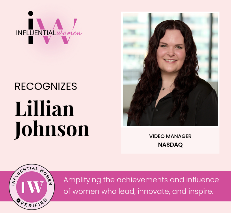 Influential_Wom's tweet image. ✨ Influential Women Spotlight: Lillian Johnson ✨

Video Manager at Nasdaq leading high-impact visual storytelling and mentoring the next generation of creators.

Spotlight: influentialwomen.com/connect/lillia…

#WomenInMedia #VideoProduction #CreativeLeadership #Leadership