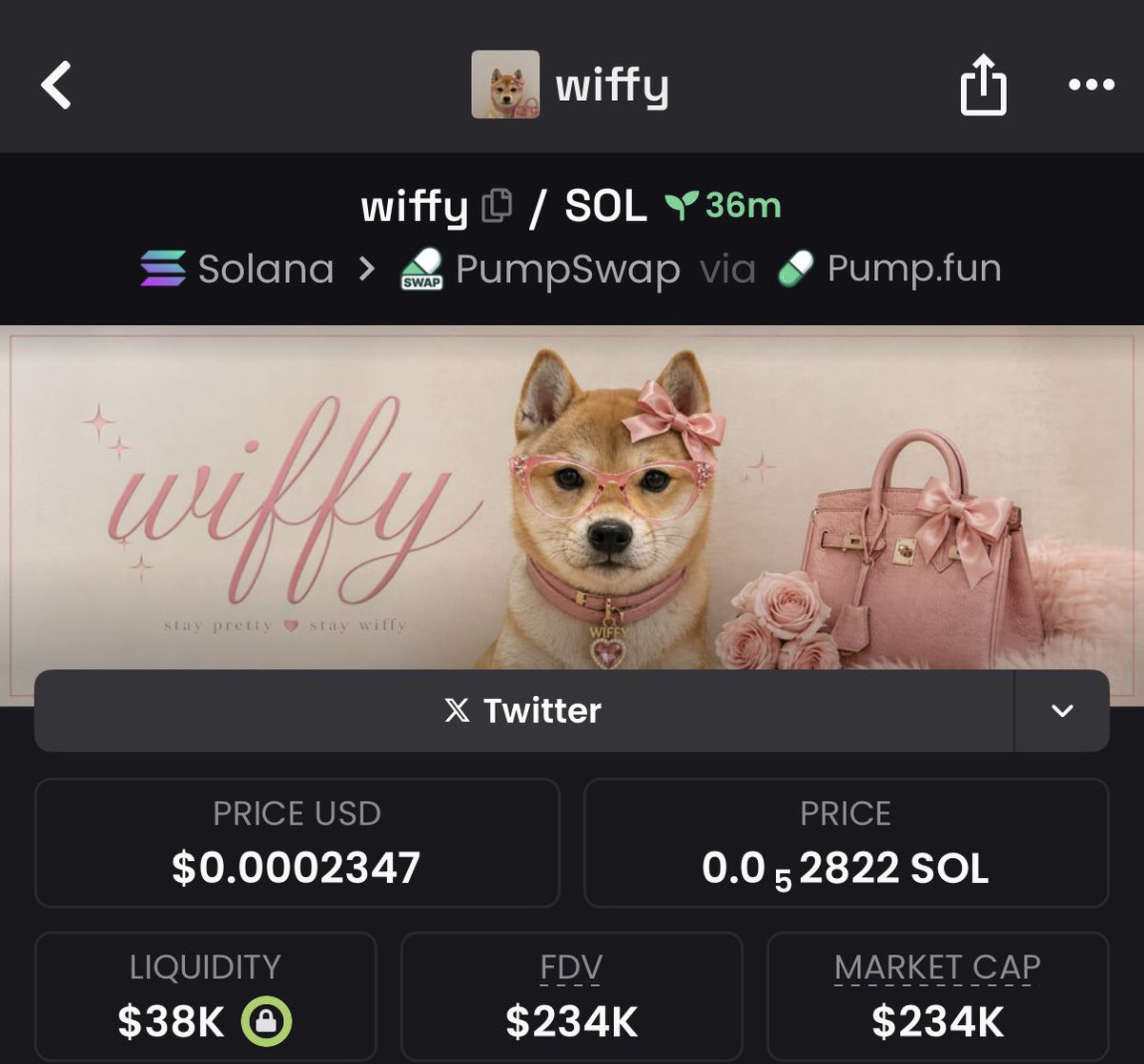 MASTERCALLER_'s tweet photo. $wiffy delivered over 2.4x gains 

Keep heads up you’ll 💸💸 https://t.co/KAYfVCpLLb