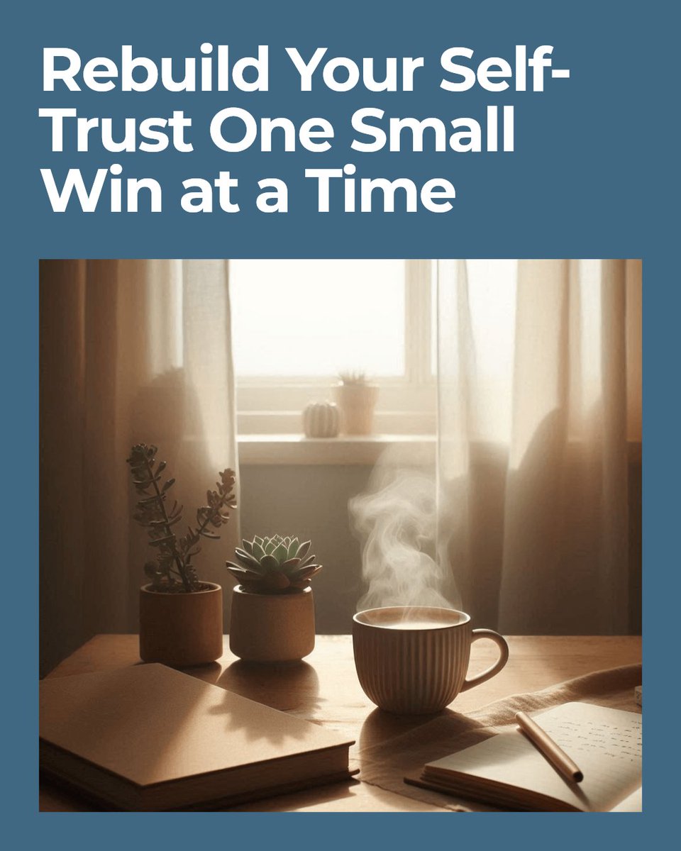 Ignite_Fabulous's tweet image. A rough week shakes your self-trust—but rebuilding it starts with small wins: 1. Celebrate tiny successes 2. Set clear, doable goals 3. Speak kindly to yourself Each step is proof you're capable and resilient. Ready to rebuild? Comment "TrustBoost" #gratitude #resilience
