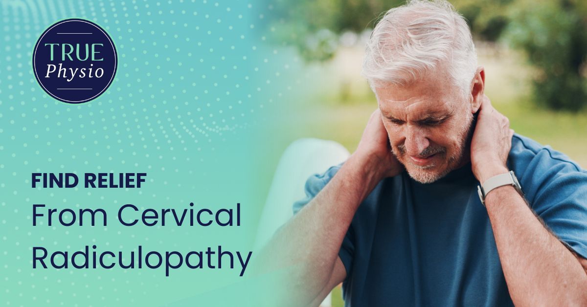 TruePhysioUK's tweet photo. Neck pain with symptoms travelling into your shoulder, arm or hand could be cervical radiculopathy.

True Physio offers personalised treatment to reduce nerve irritation, improve mobility and support recovery.

Book your appointment today. 

https://t.co/8emsij94pr https://t.co/3zv5TmGc2L