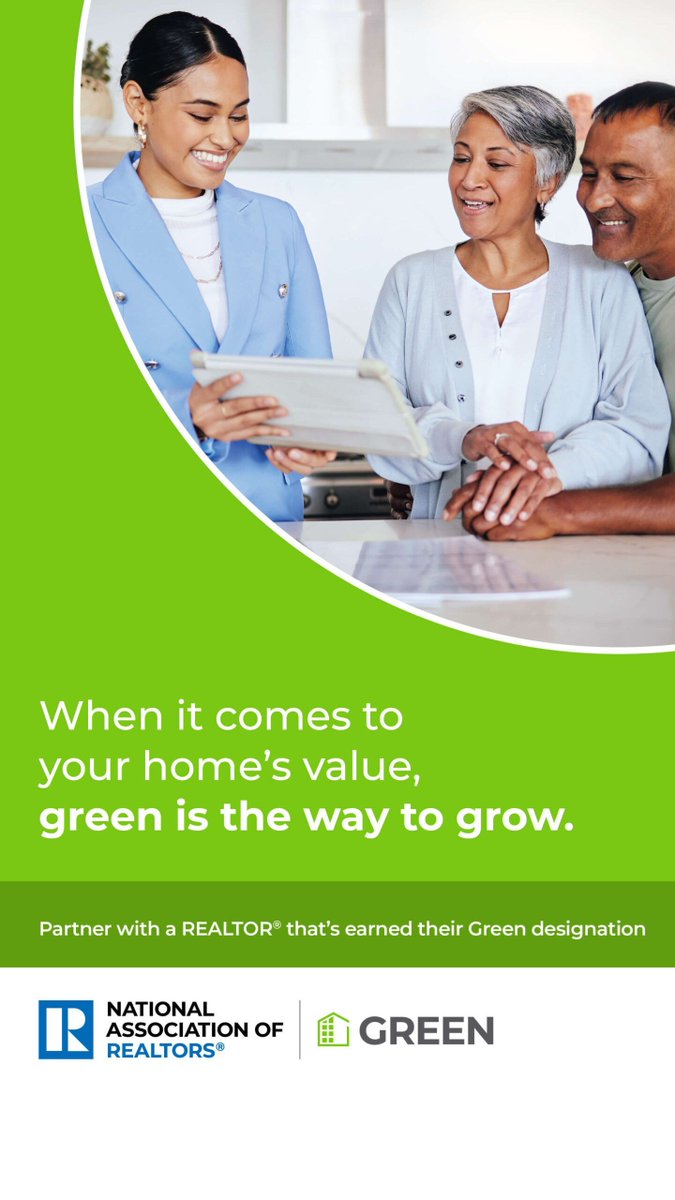 LaurenDCollier's tweet image. When it comes to your home's value, green is the way to go. Partner with a REALTORⓇ that's earned their Green designation.
livedreamcolorado.com/local-realtor-…
#GreenHomes #Solar #EnergyEfficient #GreenRealEstate