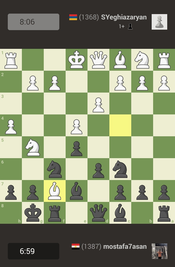 MO_H36's tweet image. اي حد بيعمل التضحية دي بعرف اني كسبت قبل ما العب
#chess