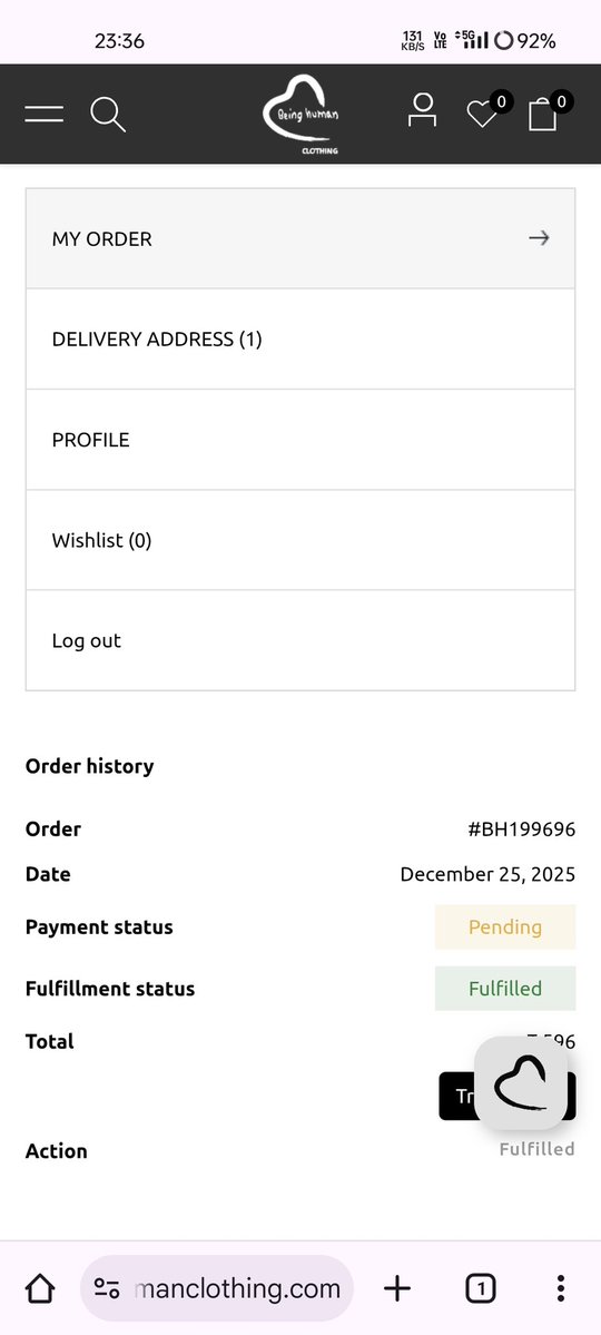 MohdNazirShaik5's tweet image. #HumanityFirst
#BeKind
#SpreadLove
#StayHumble

I had purchased 1 item in order #BH199696 on 25/12/2025 for Rs. 595.65 via Cash on delivery
I had returned initiate it with updated bank details. The order reached your warehouse 2nd Jan 2026. But refund still pending.