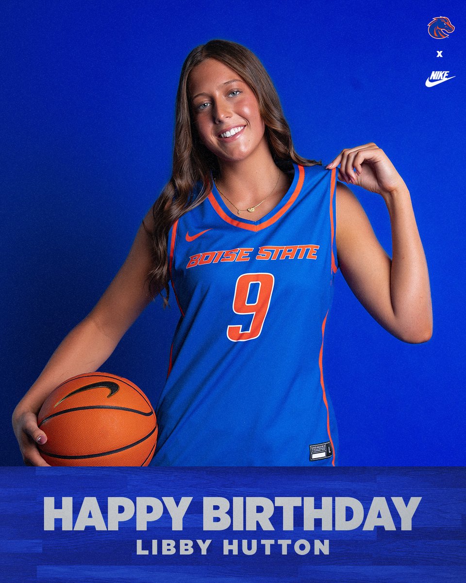 BroncoSportsWBB's tweet image. Screaming 𝐇𝐀𝐏𝐏𝐘 𝐁𝐈𝐑𝐓𝐇𝐃𝐀𝐘 to Libby Hutton! 🎂

#BleedBlue | #WhatsNext