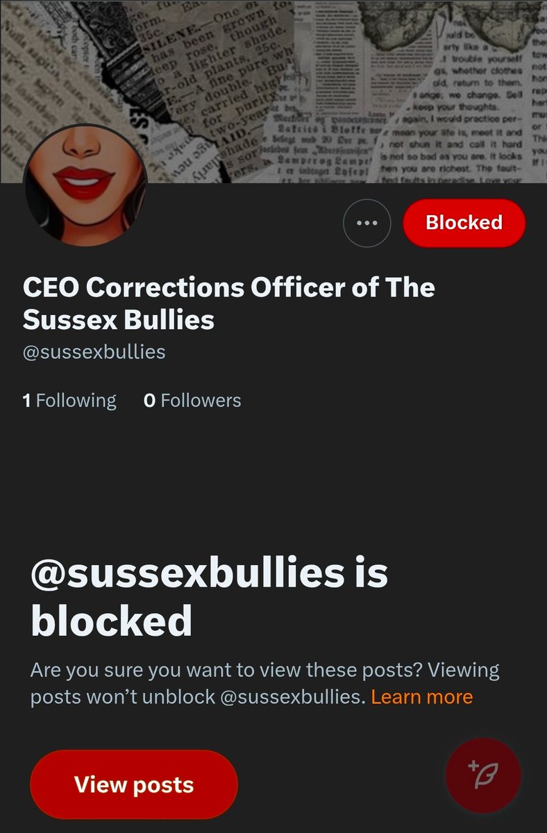 NSome1ne's tweet image. BLOCK  the bot troll account

 👉   @sussexbullies

They are really mentally ill; look at the account. Yes, that's Zandi's profile picture, anyway 👉BLOCK.

#Meghan
#MeghanSussex
#PrinceHarry
#HarryAndMeghan
#Sussexes
#SussexSquad
#Squaddies