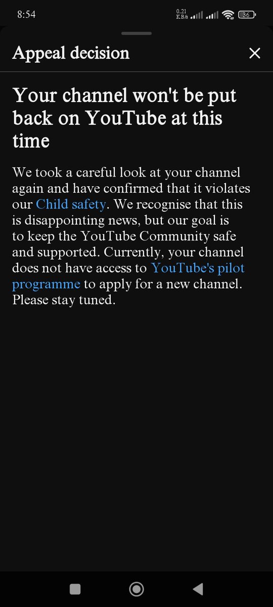 AshikurRah8851's tweet photo. Hello @TeamYouTube, My channel (active since 2018) was terminated for Child Safety. It’s a personal family archive of kids playing, no policy violation intended. Please help me recover my memories.
​Channel: https://t.co/Hw7y2uyWhE 
​#YouTubeHelp #ChannelTerminated https://t.co/FgHQp3bCzC