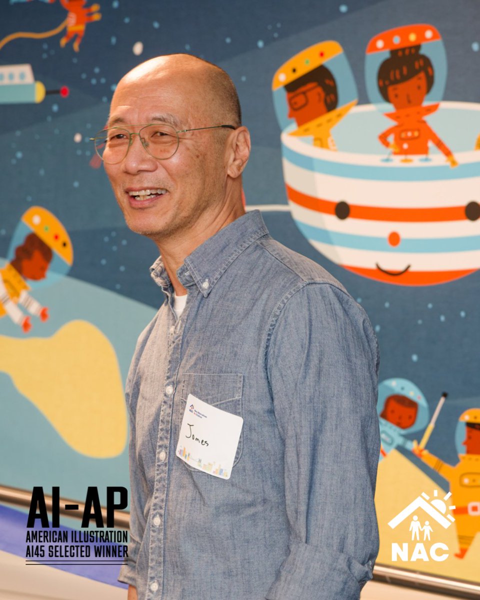 NACKidsCan's tweet photo. This just in! 📣

Our brand new murals by James Yang have been selected to appear in the American Illustration 45 annual hardcover award book. What an incredible honor for this inclusive display of our kids to be celebrated in this way! https://t.co/Wt44Kx7Gsq