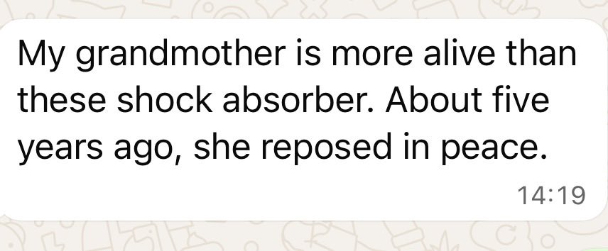 How my Ukrainian mechanic just described my Moped