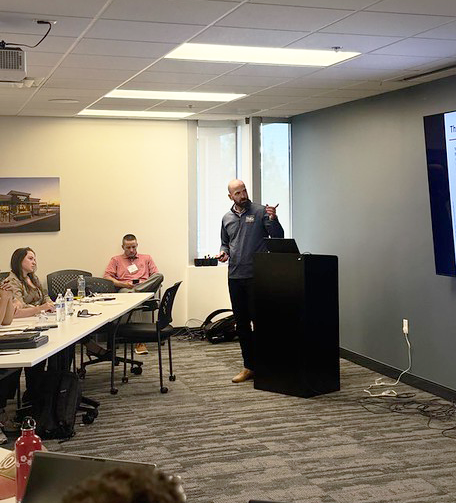 TMGsWorld's tweet photo. We are proud to share that our President, Jason Lynch, recently served as a presenter for the Job Order Contracting Training and Professional Certificate Program hosted by the Center for JOC Excellence in Arizona!  #tmgbuilds #jocexcellence #cje https://t.co/RNw41b2HY9