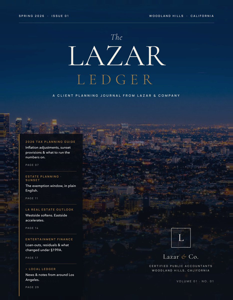 Ian Lazar, CPA tweet media