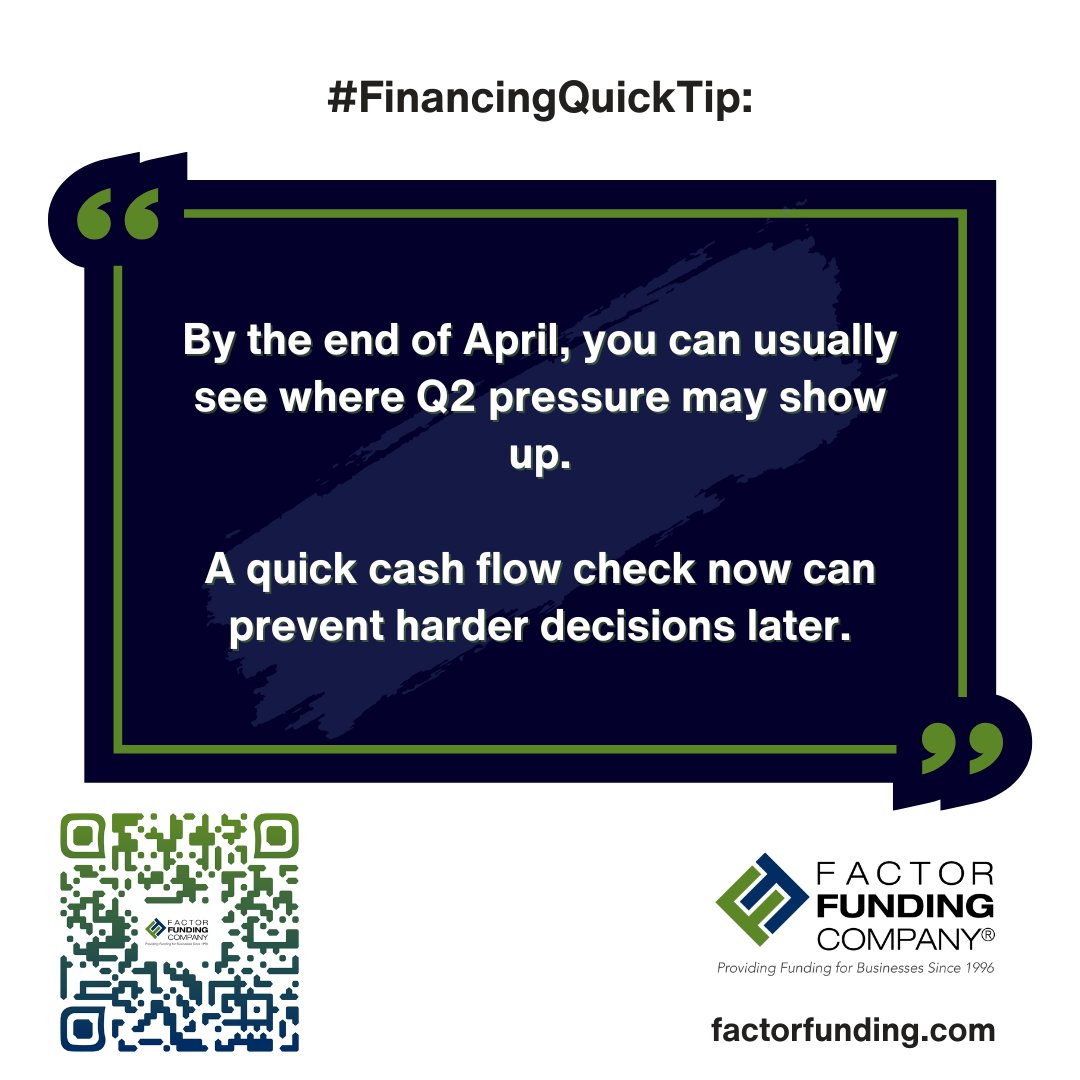 By late April, trends start to show.

Review early so you have more cash flow options before pressure builds.