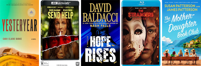 ajlibrary's tweet photo. This week the Apache Junction Public Library has 117 new books and 20 new movies.  New items include Yesteryear. https://t.co/BBnbxTpESg https://t.co/yZYWWfHEHn