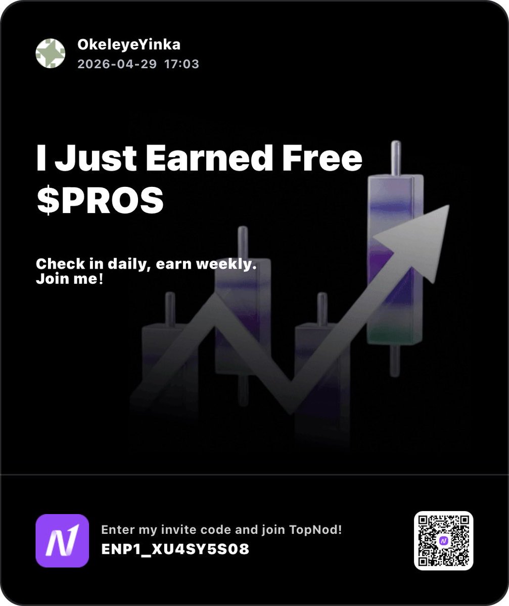 AEmmanuel15928's tweet photo. Just joined TopNod Energy Park ⚡️
Simple tasks → earn Energy → share weekly $PROS rewards.
The more people join, the bigger the reward pool 
Worth a try！
#topnodenergy
https://t.co/6HSLkzt37Y https://t.co/UkOfBRvzPd