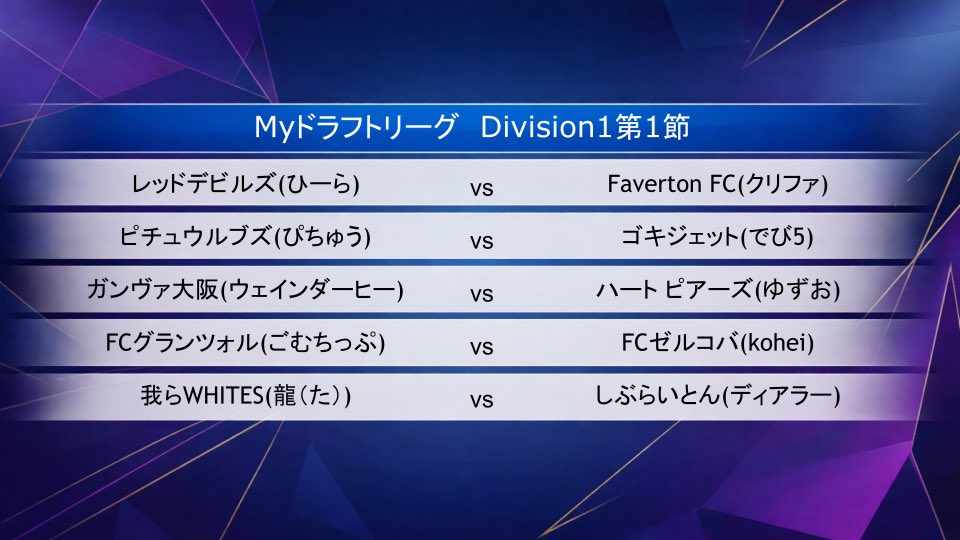 Myリーグ運営 tweet media