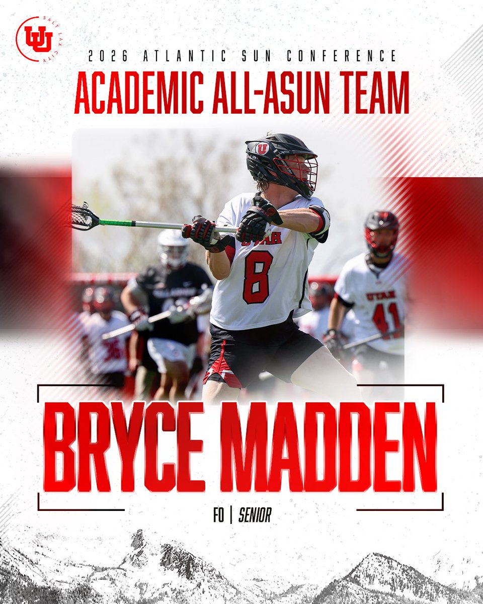 UtahLacrosse's tweet image. 𝐀𝐂𝐀𝐃𝐄𝐌𝐈𝐂 𝐀𝐋𝐋-𝐀𝐒𝐔𝐍

Congratulations to our 6️⃣ Academic All-ASUN selections‼️

#GoUtes