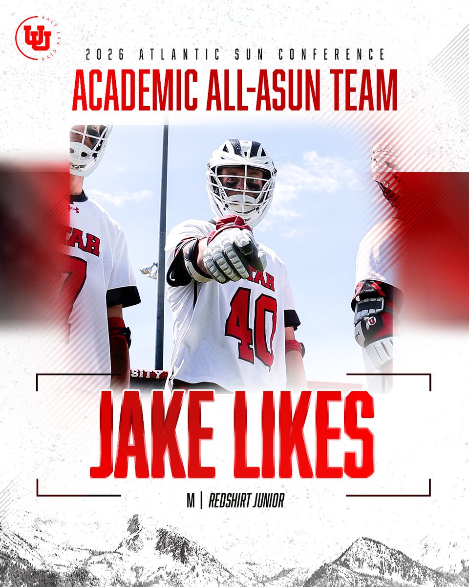 UtahLacrosse's tweet image. 𝐀𝐂𝐀𝐃𝐄𝐌𝐈𝐂 𝐀𝐋𝐋-𝐀𝐒𝐔𝐍

Congratulations to our 6️⃣ Academic All-ASUN selections‼️

#GoUtes