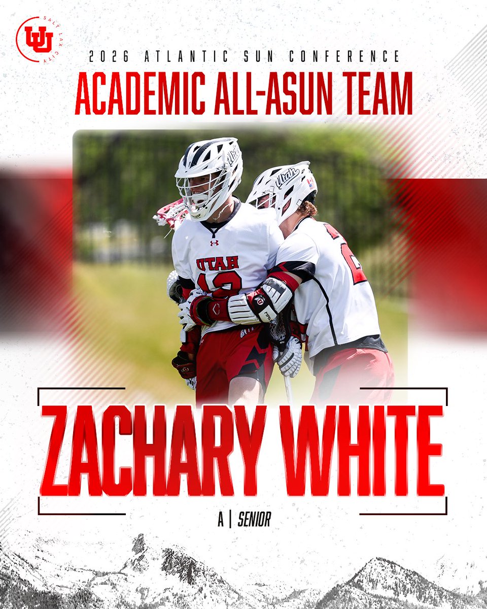 UtahLacrosse's tweet image. 𝐀𝐂𝐀𝐃𝐄𝐌𝐈𝐂 𝐀𝐋𝐋-𝐀𝐒𝐔𝐍

Congratulations to our 6️⃣ Academic All-ASUN selections‼️

#GoUtes