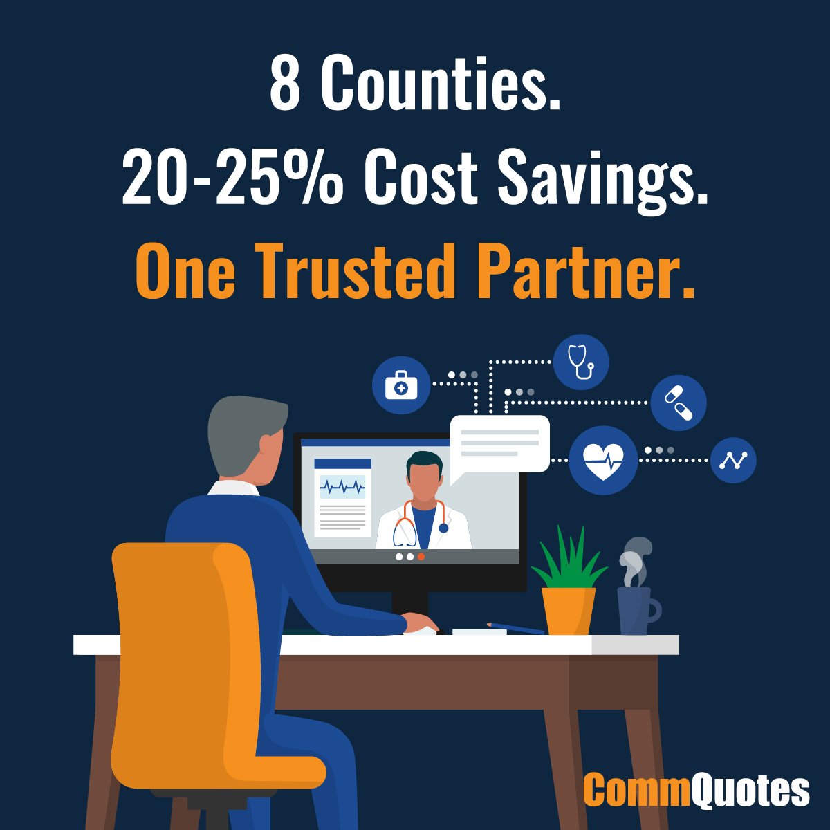 CommQuotesLLC's tweet photo. At a 24-hour crisis hotline, reliable communications are essential.

When the existing VoIP provider started causing disruptions, CommQuotes stepped in and delivered a UCaaS solution with 20-25% cost savings.

Full case study → https://t.co/5mQtvhRyAh

#CommQuotes #Healthcare https://t.co/hI0BpcYhvS