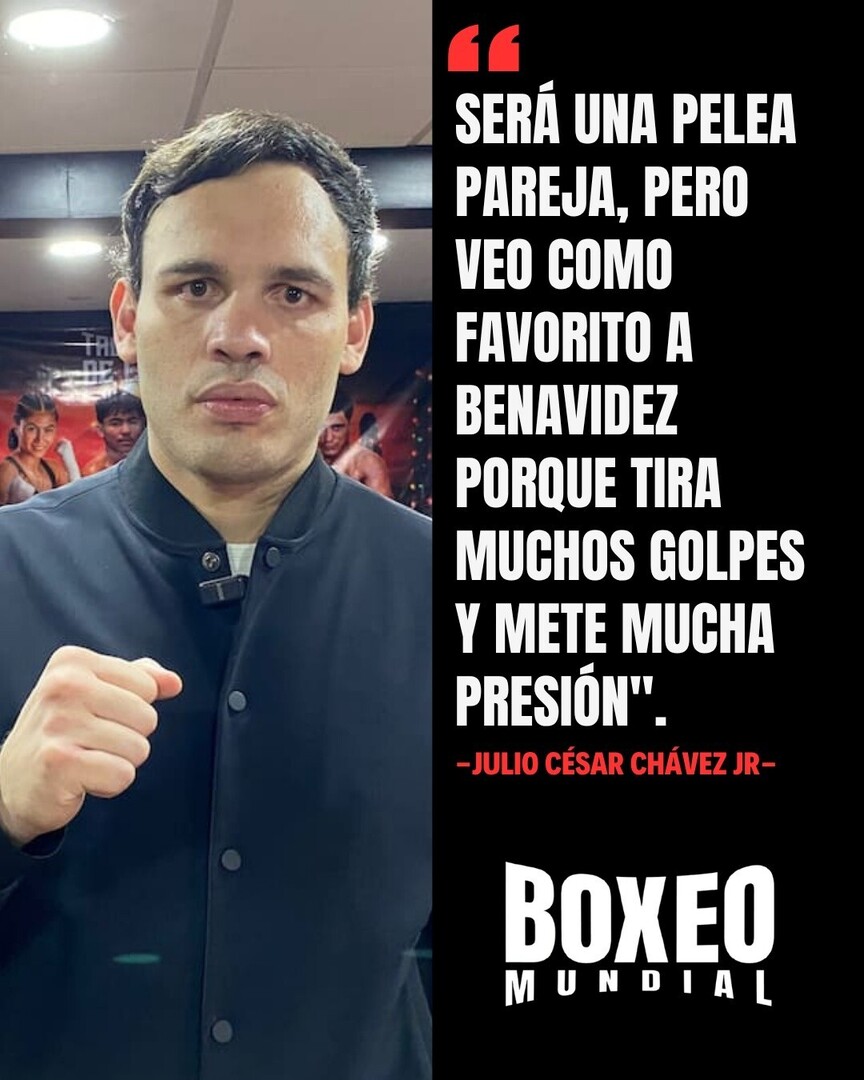 BoxeoMundial's tweet photo. Julio César Chávez Jr 🇲🇽 dio su opinión sobre David Benavidez 🇺🇸 🇲🇽 contra Gilberto 'Zurdo' Ramírez 🇲🇽
#Boxeo #Boxing #DavidBenavidez #GilbertoRamirez #ZurdoRamirez https://t.co/UPbjfddeEi
