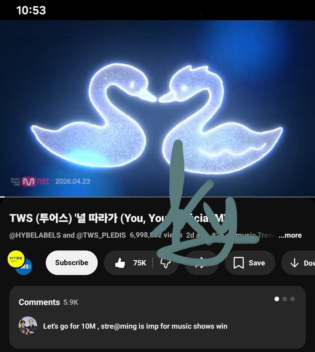 kuyngnim's tweet photo. @TwoUsStory Hapoy comeback kita! 🔥  semoga bisa gacor dan bisa ngebor-ong piala yang oke punya music 🎶  gas? Gaz!
@shinyumc @sjinyum @Sinyuih @shinyukur @Dohooen @dohoonnl @xdohoon @_youngijae
@youngjaemu @Hanzqen

TWS YOU YOU OUT NOW
#널따라가_투어스를따라가 #TWS_NO_TRAGEDY #TWS #투어스 https://t.co/8MW0eWPi54
