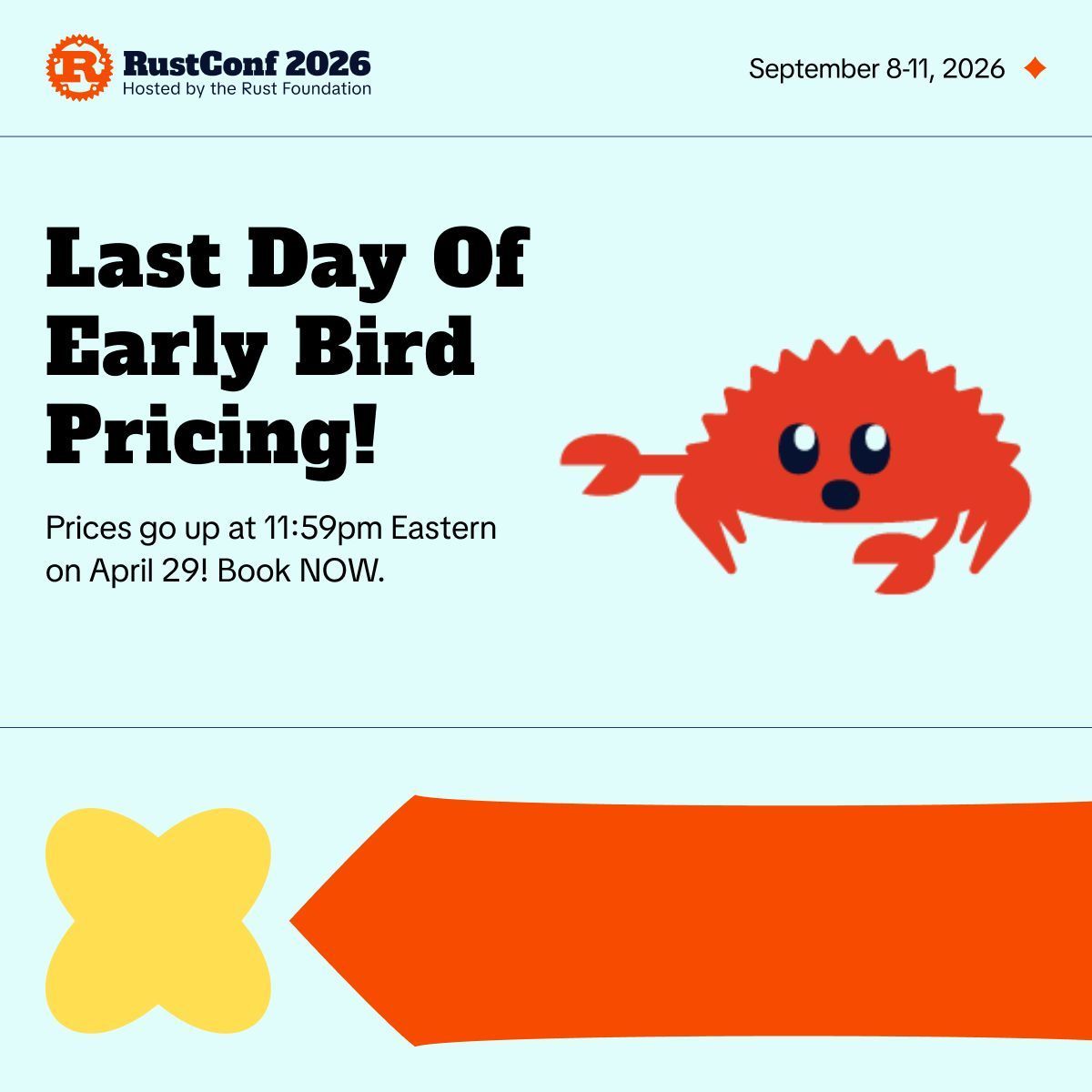 RustConf tweet media