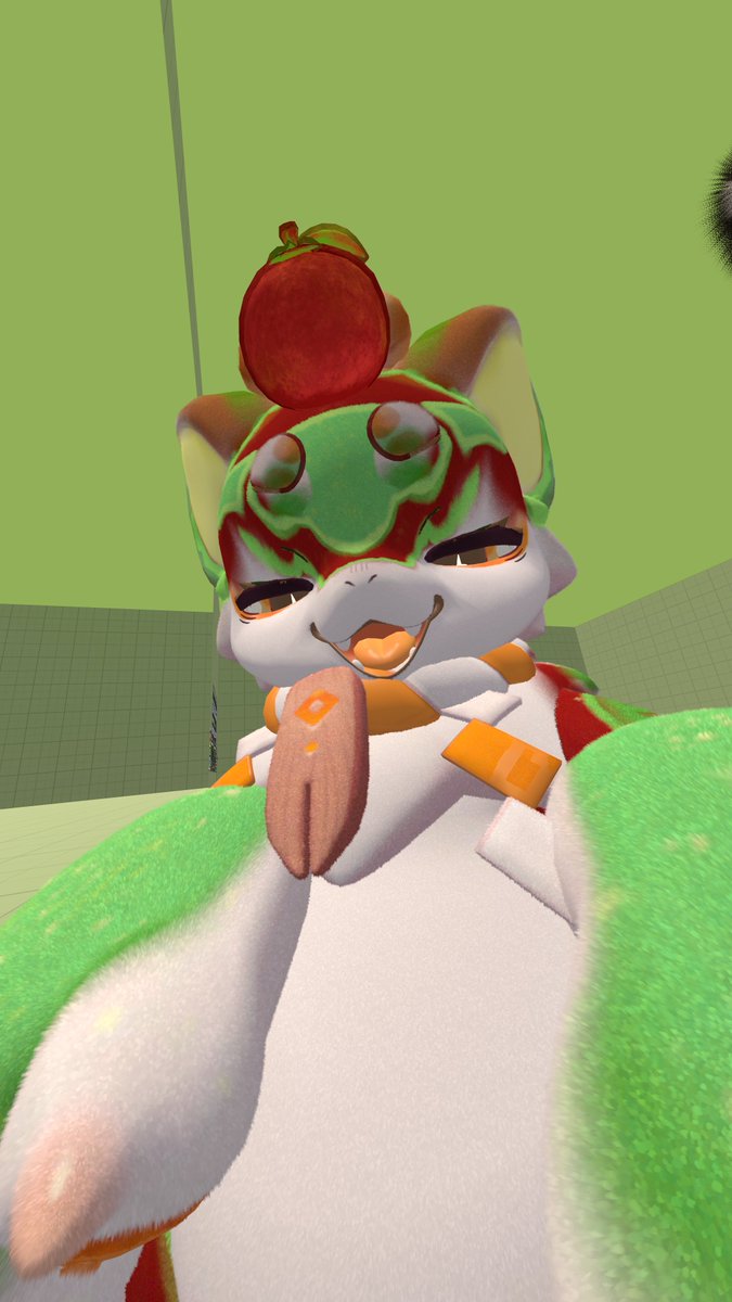 Isabladevr's tweet photo. update add fur to this avatar made it look smug. #Vrcphoto #vrchatmemes https://t.co/42siC6ZTCM