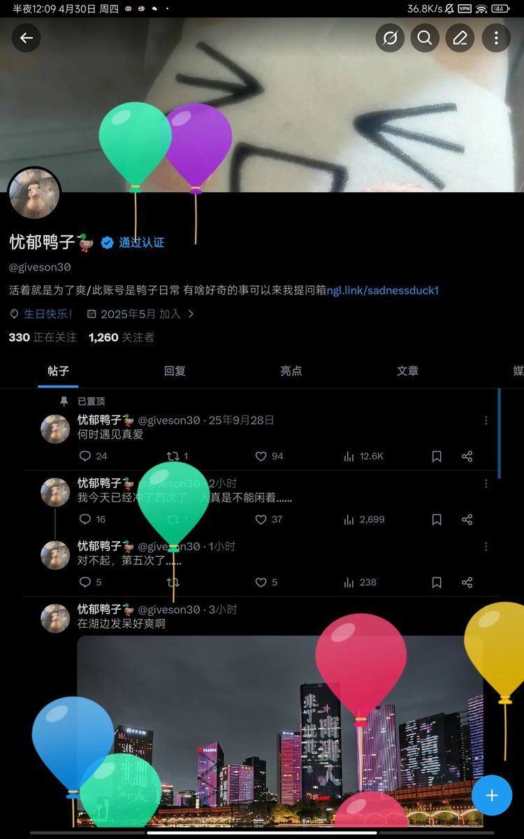 忧郁鸭子🦆 tweet media