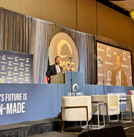CDNTrades's tweet photo. “In times of economic insecurity, the best thing we can do is seize on these infrastructure opportunities” - David Piccini, Minister of Labour, Immigration, Training and Skills Development https://t.co/BRIIzbgix2
