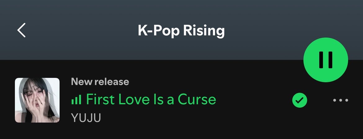 yujupdates's tweet photo. [🎶] @YUJU_atarea's #FirstLoveIsaCurse in Playlists by Spotify

K-Pop ON!: https://t.co/fhSNhVhDfg
K-Pop Rising: https://t.co/jF4bhIjGeX
Women of K-Pop: https://t.co/4bHjlMX650
All New K-Pop: https://t.co/DTFTFwji6t

Please stream from these playlists too 🤍 https://t.co/Ck1g3v8rQG