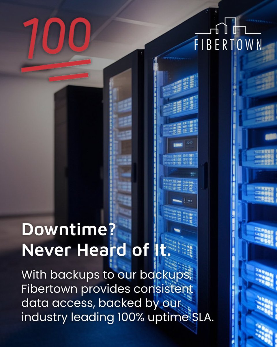When redundancy is built into the infrastructure, downtime isn’t part of the conversation. 💯

Discover the Fibertown difference: bit.ly/3ZwoJ1Z