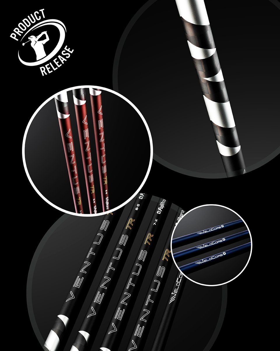 clubchampmedia's tweet photo. The VENTUS with VeloCore+ family. ✨ 

Swing the shafts at a location near you!

#ClubChampion #Fujikura #VentusTR #VeloCore #Golf https://t.co/pWribEbKfR