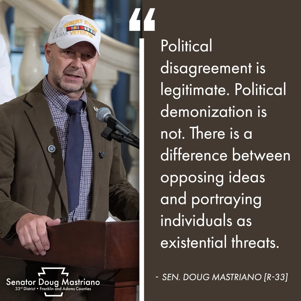 Senator Doug Mastriano tweet media