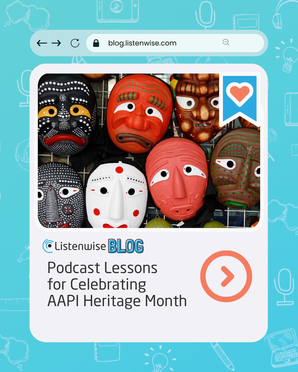 listenwiselearn's tweet image. It's almost May, which means the start of AAPI History Month is just around the corner. Start your exploration of our AAPI resources by checking out our blog: bit.ly/3TXUoHD
#engsschat #sschat #k12