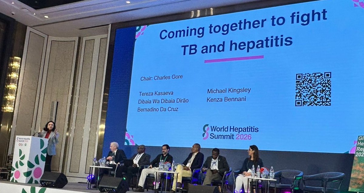 TerezaKasaeva's tweet image. #Inspired – productive Day 2 at #WorldHepatitisSummit.
Delivered opening remarks at plenary on triple elimination &amp;amp; opened session on #TB &amp;amp; #hepatitis, emphasizing integrated, people-centred approaches.
Strong engagement with countries &amp;amp; partners to advance #HepatitisElimination.
