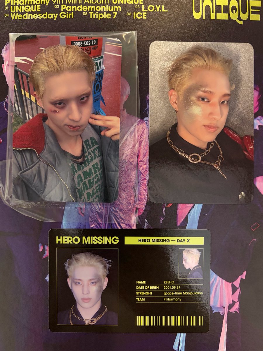 hanimee71's tweet image. p1harmony unique トレカ　folded poster 交換

譲→写真

求→テオ　ジョンソプ

5/29のリリイベにて交換希望です！
同異種可能ですがトレカ、ポスターそれぞれ交換希望です。
条件の合う方お気軽にお声掛けください。

#unique #p1harmony