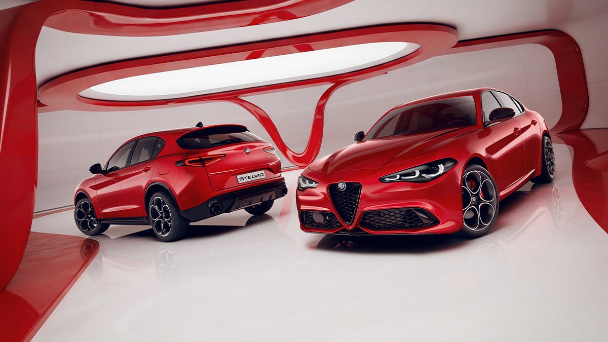 alfa_romeo's tweet image. Sportiness is not an option: it’s our essence. The time has come for the new Performance Pack: the signature quality, precision, and performance DNA of Quadrifoglio are now featured on the #AlfaRomeoGiulia and #AlfaRomeoStelvio.
#AlfaRomeo
